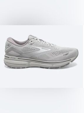 Brooks Women’s Running Shoe in Light Gray and White Size 8